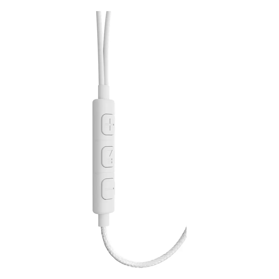 Porodo Voxes Clip-On Wired Earphones (Lightning) - White
