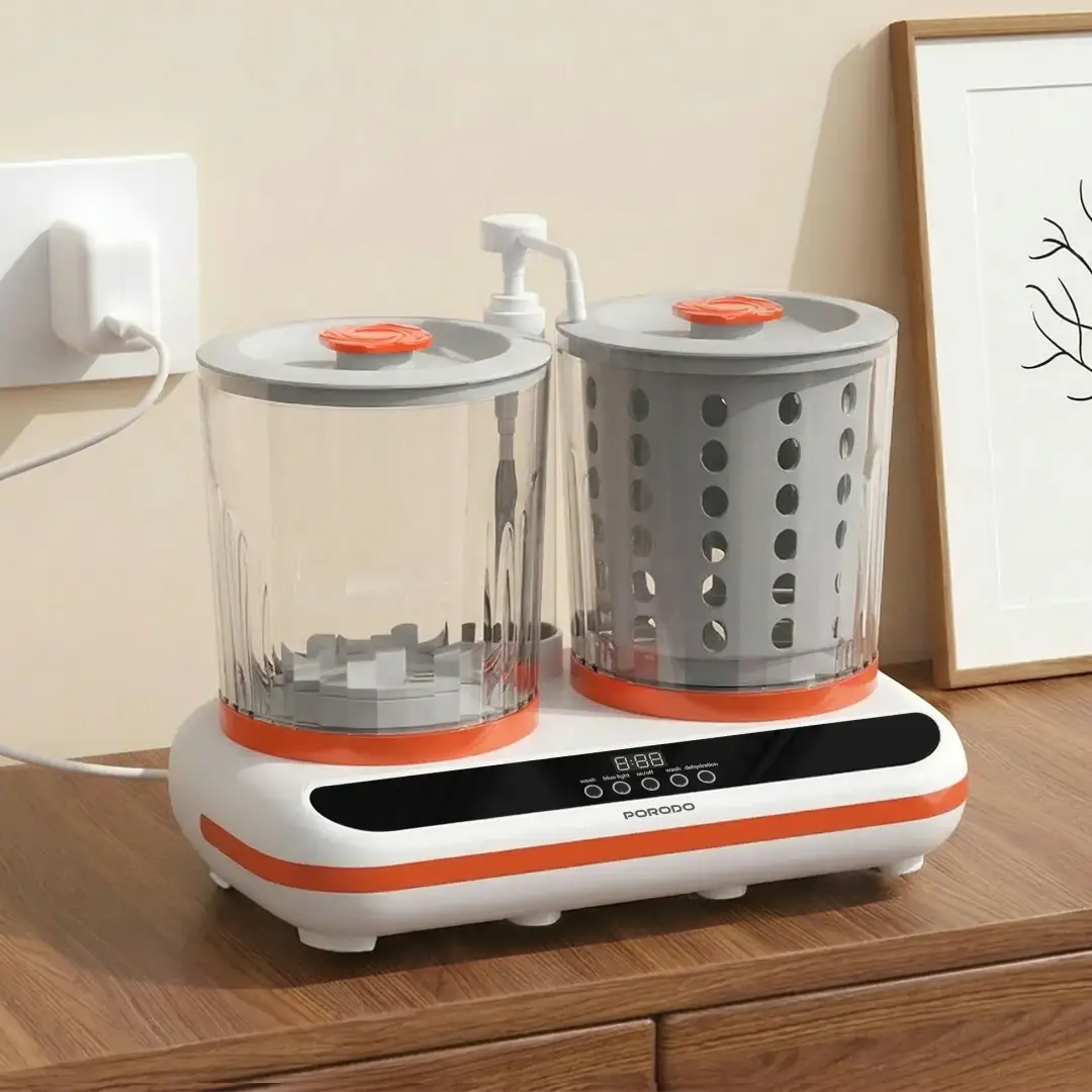 Porodo Lifestyle 2-in-1 Mini Washing Machine - White