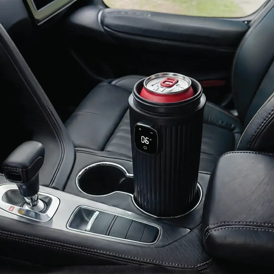 Porodo Kettura Portable Hot & Cold Car Kettle, 350mL, Black