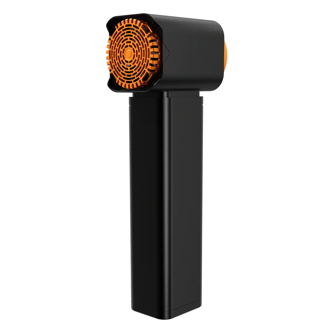 Porodo Tornado Turbo Blower Fan 12000mAh with LED - Black