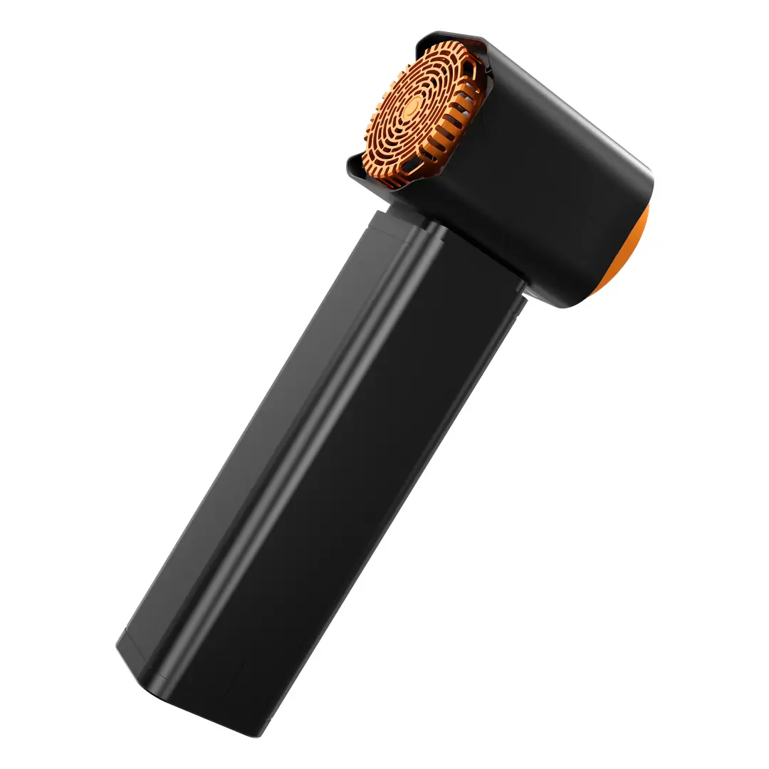 Porodo Tornado Turbo Blower Fan 12000mAh with LED - Black