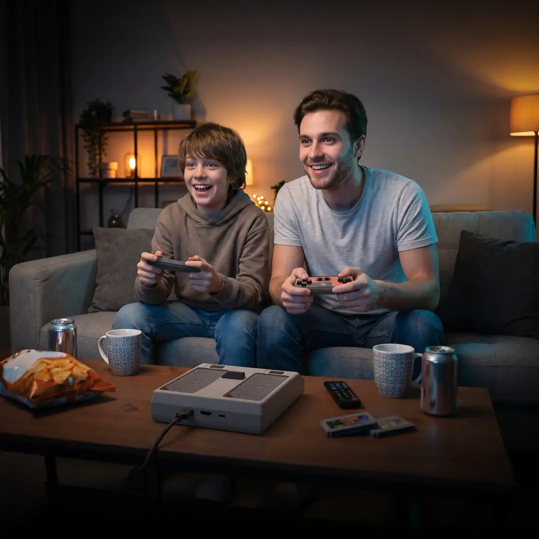 Porodo Gaming RUNBOX Dual-Hand Video Game Console