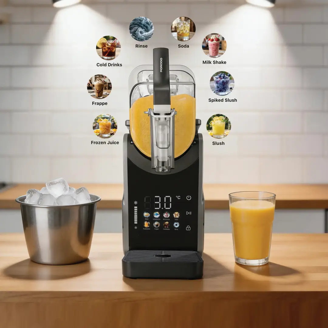 Porodo Lifestyle GLACÉE 2-in-1 Slushie & Ice Cream Maker