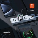 Porodo Dual Output Transparent Charger 2.4A UK - Black