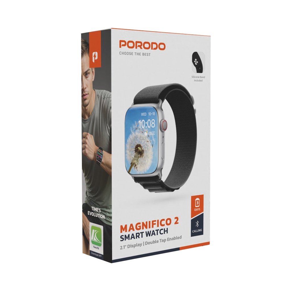 Porodo Magnifico2 Smart Watch