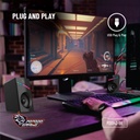 Porodo Gaming Stereo Speakers Volume Knob Control