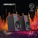 Porodo Gaming Stereo Speakers Volume Knob Control
