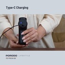 Porodo Lifestyle Precision Handheld Massager with 4 Interchangeable Head