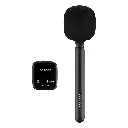 Porodo Two-Device Connect Handheld Lavalier Microphone - Black