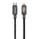 Porodo USB-C to USB-C/Lightning Braided Cable - Black