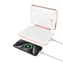 Porodo Lifestyle 5000mAh Power Bank Magnifying Mirror - White/Rose Gold