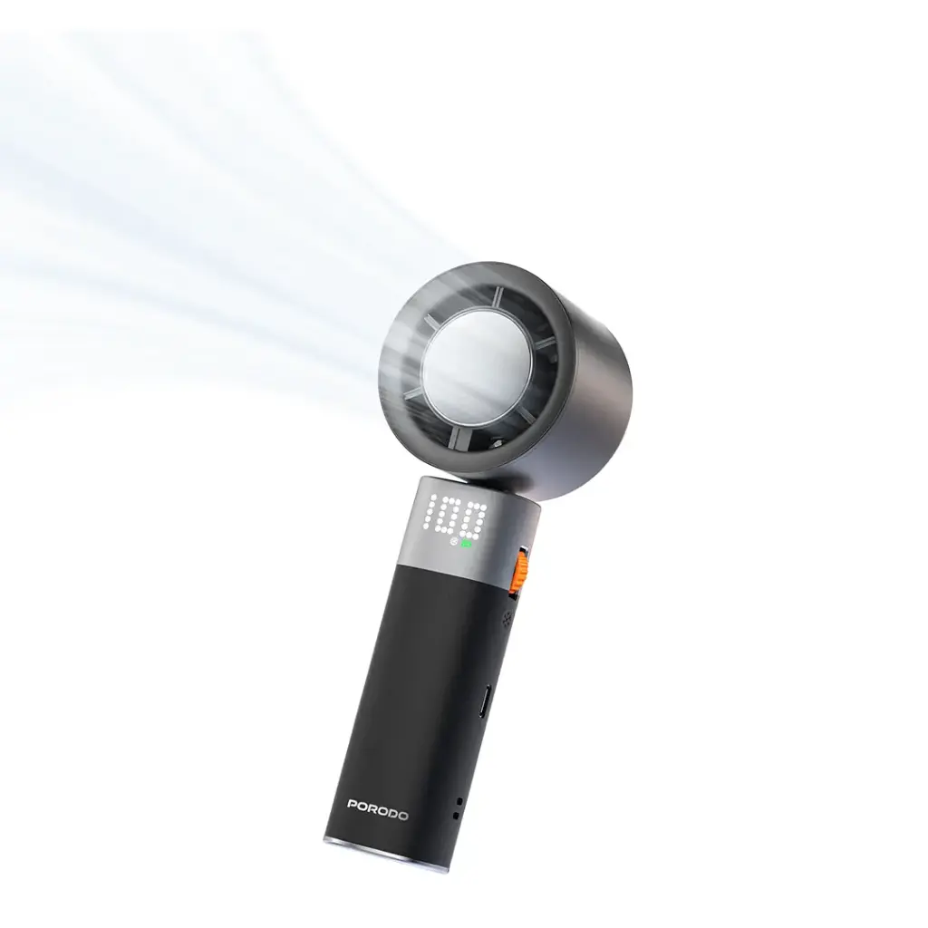 Porodo Lifestyle Handheld Turbo Fan - Black