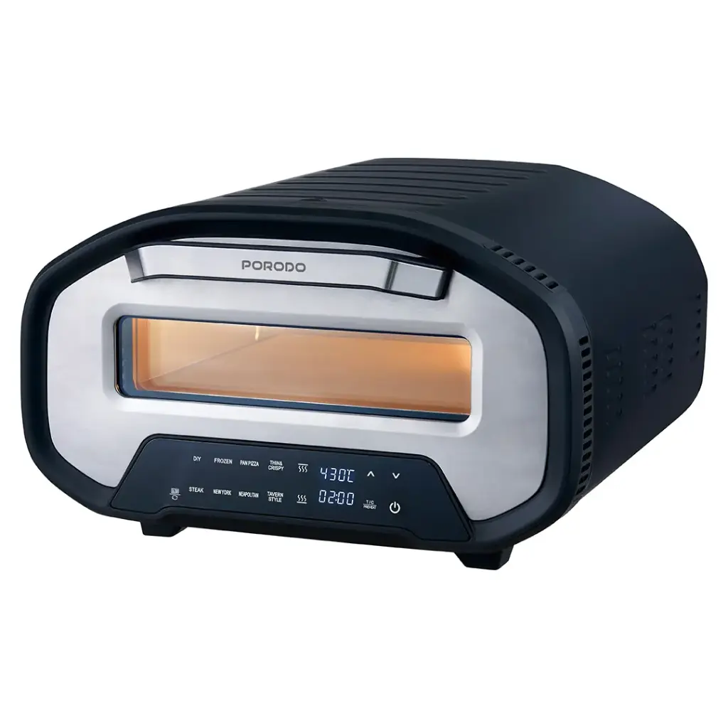 Porodo Lifestyle 12'' Indoor Electric Pizza Maker - Black