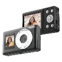 Porodo Lifestyle Dual-Screen Digital Camera - Black