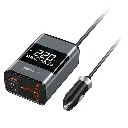 Porodo Universal AC Car Power Inverter - Gray