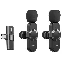 Porodo Audix Pro Lavalier Dual Microphone Type-C & Lightning - Black