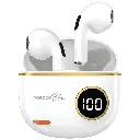 Porodo Blue Pop Tune True Wireless Deep Bass Earbuds - White
