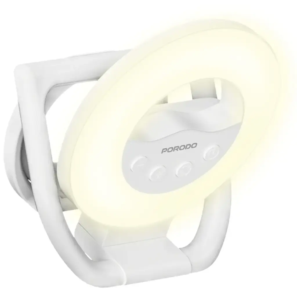 Porodo Lifestyle Snapbright Magnetic LED Fill Light - White