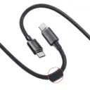 Porodo USB-C to USB-C Braided Cable - Black