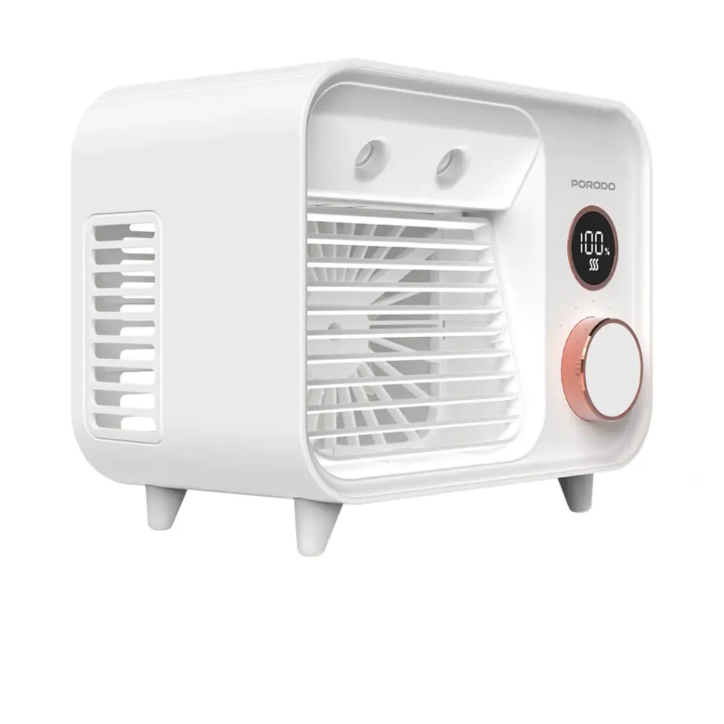 Porodo Lifestyle Mini Mist Fan Desktop Air Cooler - White 
