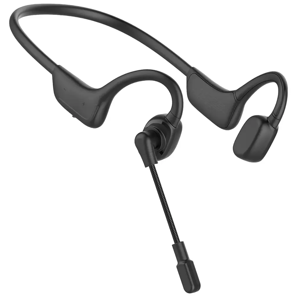 Porodo Soundtec Vibrix Air Conduction Wireless Headset - Black