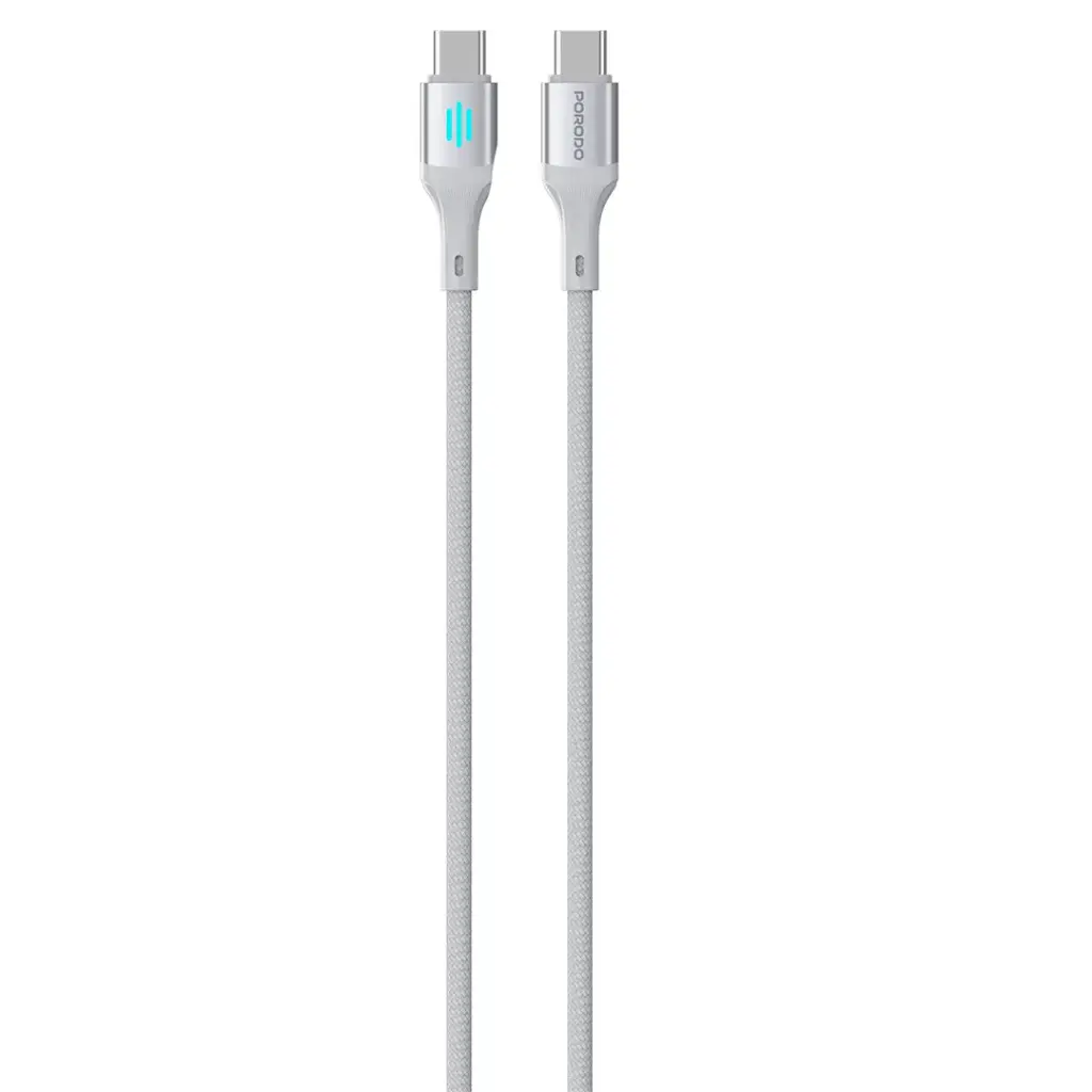 **كابل شحن ونقل بيانات USB-C إلى USB-C من بورودو PD 60W**