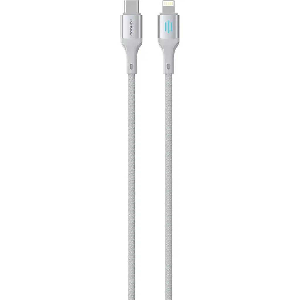 Porodo USB-C to Lightning Charging &  Data Cable PD 27W