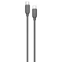 Porodo Silicone USB-C to USB-C Cable - Black