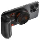 Porodo Gaming Arcticchill Magnetic Phone Cooler With Ultra-Quiet Fan - Black/Orange