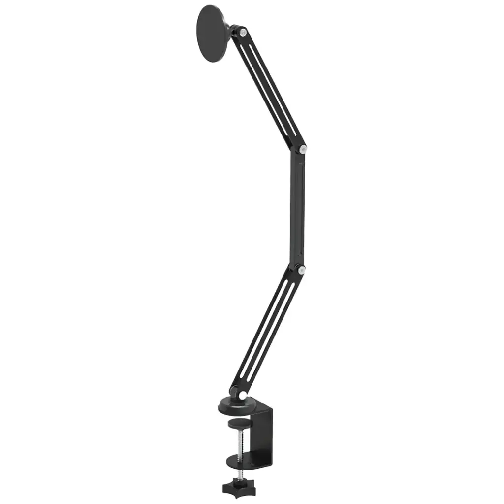 Porodo Foldable 360° Rotatable MagSafe Phone Stand with Expandable Length - Black