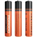Porodo AA Li-Ion Battery USB-A Rechargeable 4-Pack - Orange