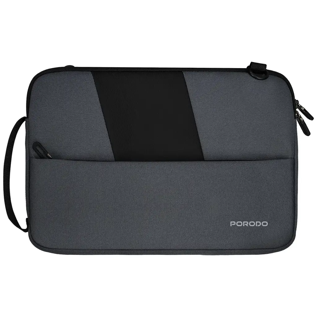 حافظة لابتوب Porodo Lifestyle Ruvell 14" & 16" - رمادي