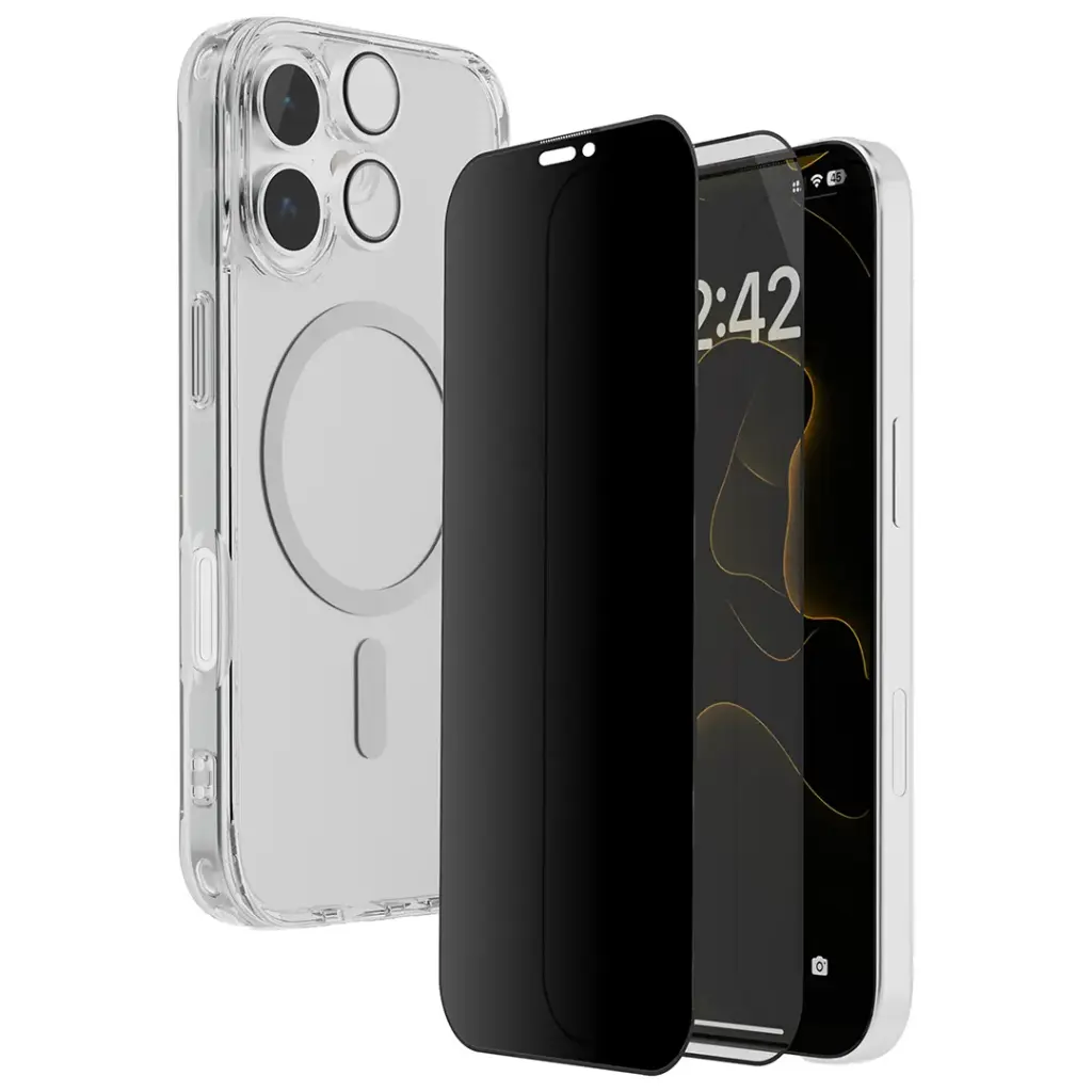 Porodo 360° Shield Series for iPhone 17 Series - Clear