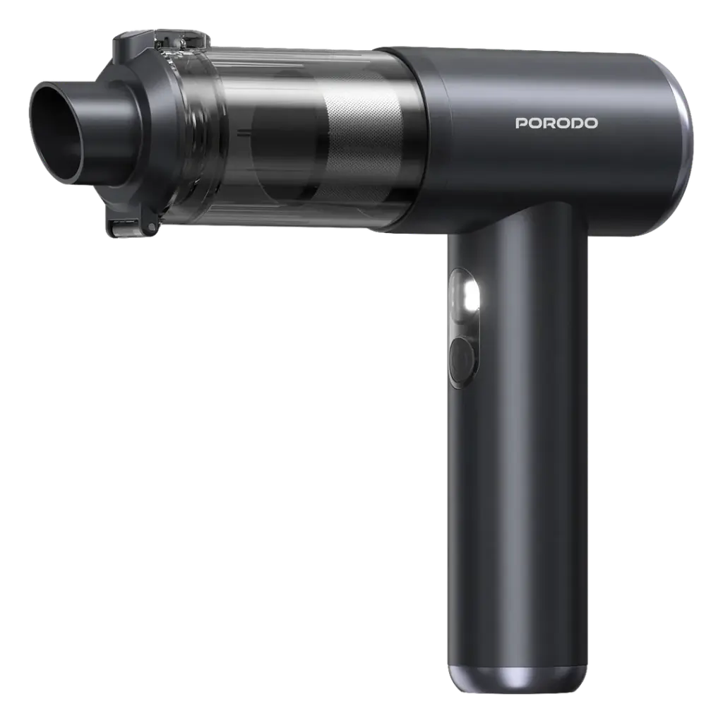Porodo Tornado Pro Air Duster & Vacuum Cleaner With Detachable Nozzles - Gray
