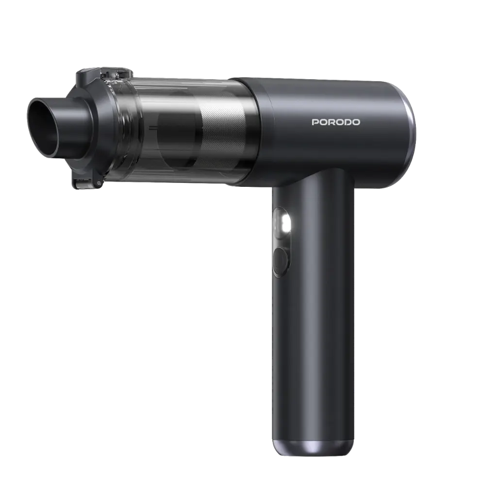 Porodo Tornado Pro Air Duster & Vacuum Cleaner With Detachable Nozzles - Gray