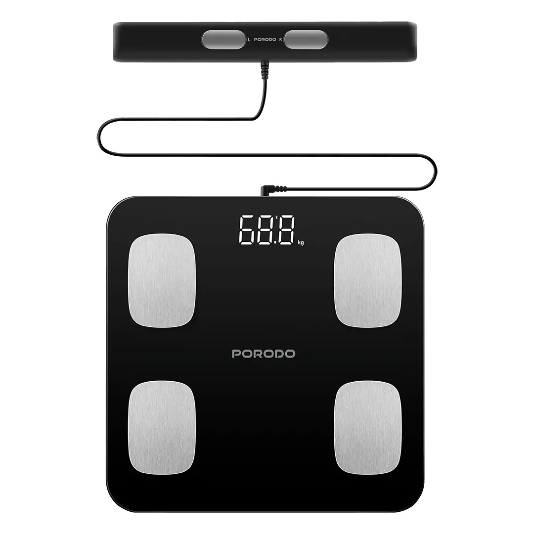 Porodo Lifestyle Precise Analysis Smart Scale - Black
