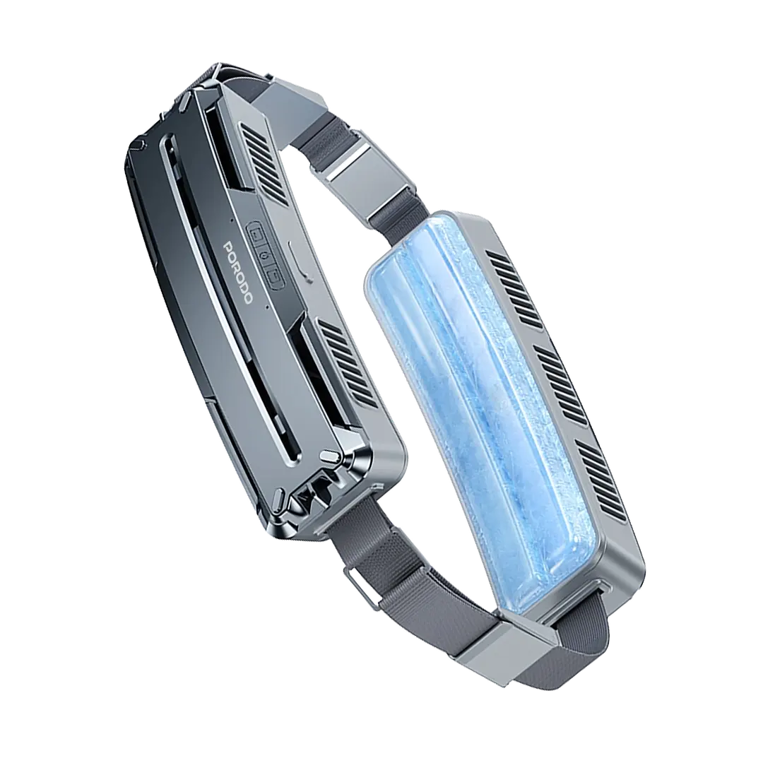 Porodo Lifestyle Chillo Frost Ice Cooling Waist Fan - Dark Gray