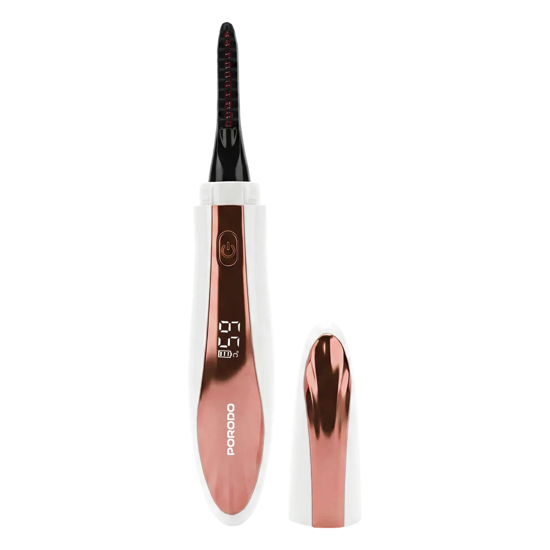 Porodo Lifestyle Orchid LED Heated Eyelash Curler - Rose Gold