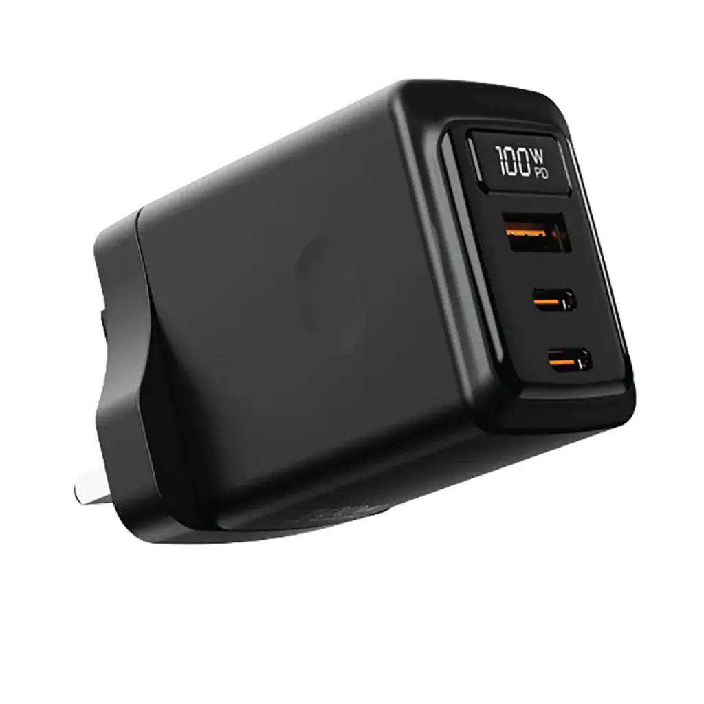 Porodo GaN 100W Multi-Port Wall Charger 