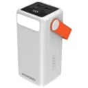 Porodo PortaPower 50000mAh Power Bank with Built-In LED Lighting - White