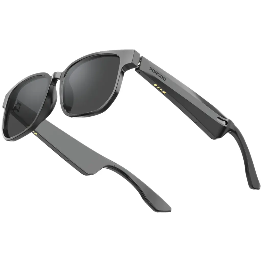 Porodo Lifestyle Vistax Intelligent Audio Eyewear - Black