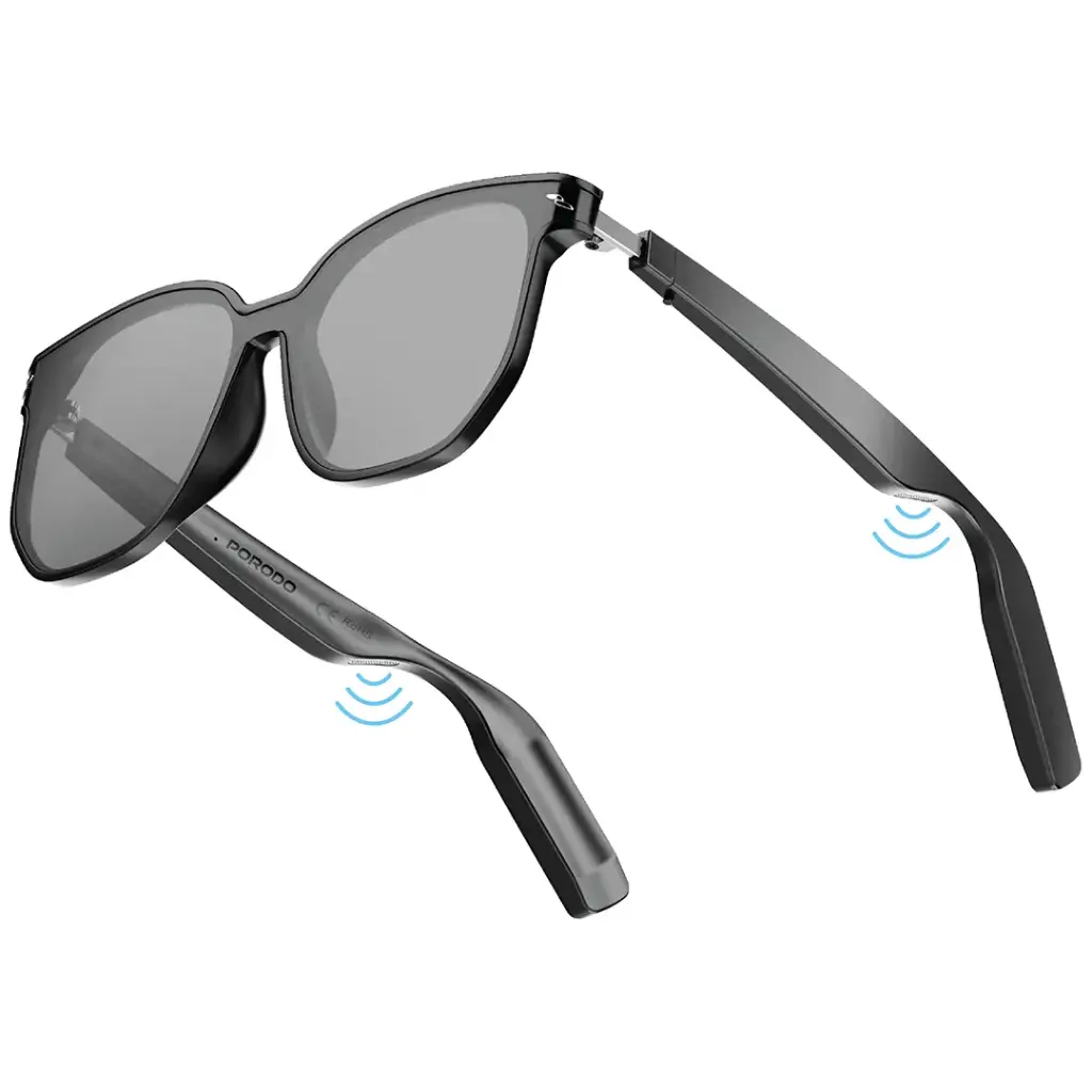 Porodo Lifestyle Optix Smart Glasses with Audio - Black