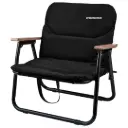 Porodo Lifestyle Outdoor Folding Cushioned Chair - Black 