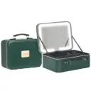 Porodo Lifestyle Travel Makeup Bag with Detachable LED Mirror - Green