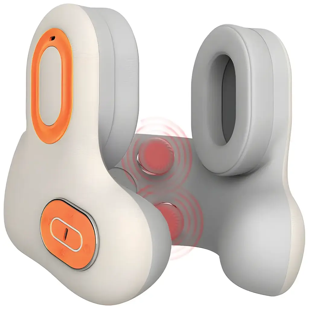 Porodo Lifestyle ZenComfort Neck Pillow with 3D ANC Headphones - Khaki