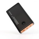 Porodo 25000mAh Compact Power Bank With USB-A QC3.0 & Dual USB-C PD With Type-C To Type-C Cable - Black