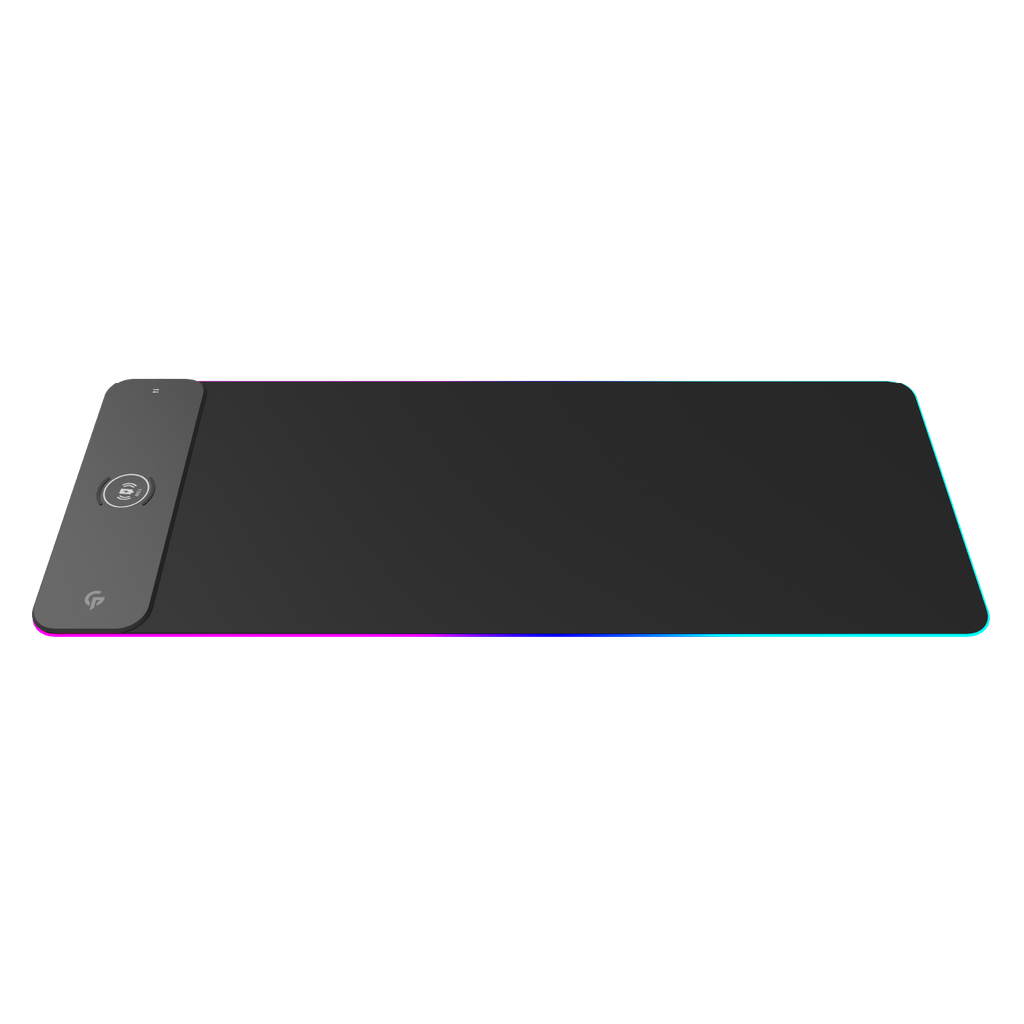 Porodo Gaming RGB Gaming Mouse Pad With 15W Fast Wireless Charger