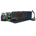 Porodo 5 in 1 Ultimate Gaming Kit with Rainbow Effect
