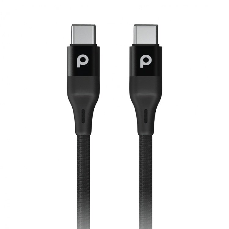 Aluminum Braided Type C Cable 2.2M 3A