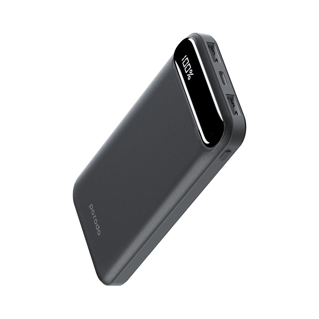 Porodo 10000mAh Power Bank with Digital Display